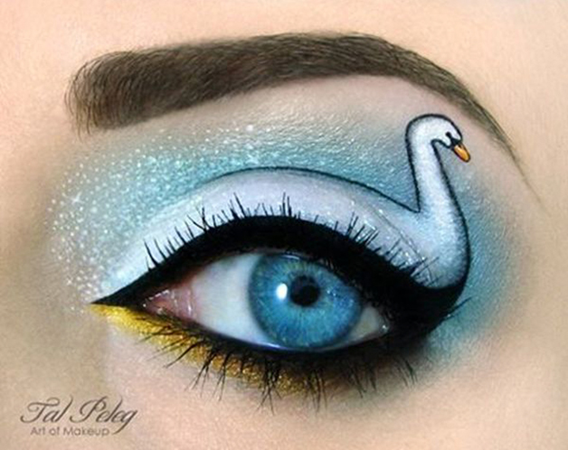 Maquiagem artística - Make diferente de cisne