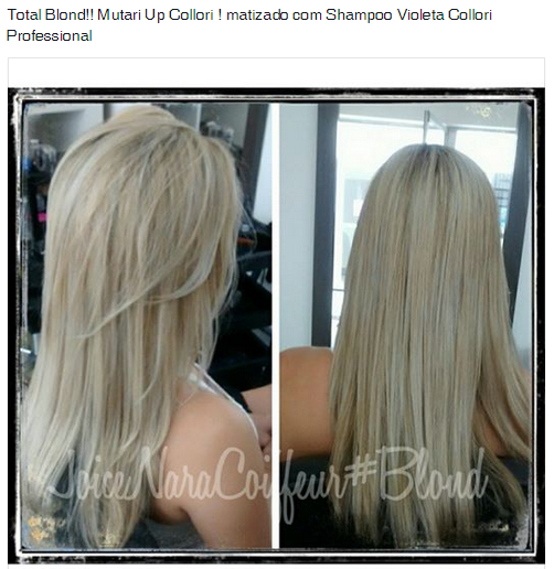 Blond total com Up Collori + Collori