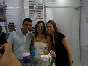 Rodrigo Cintra visita o estande da Mutari na Hair Brasil 2011