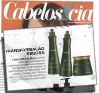 Relax SOS Q10 da Mutari na Revista Cabelos & Cia